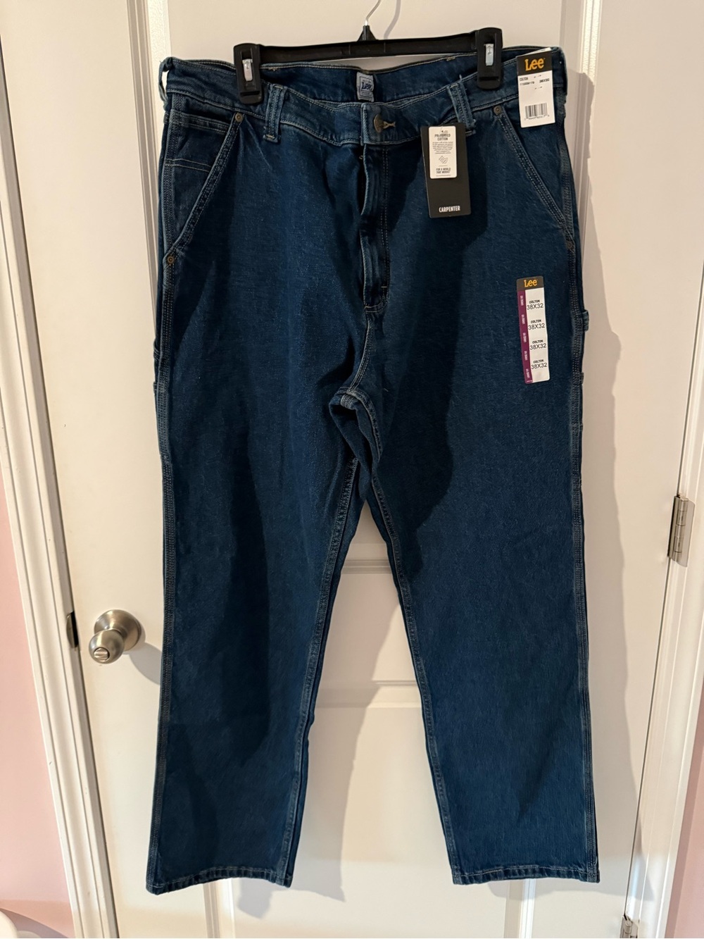 Lee Men's Relaxed Fit Indigo Blue Jeans